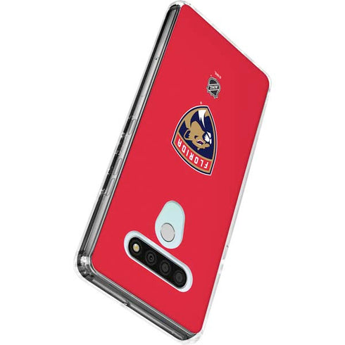 NHL Florida Panthers Logo LG Stylo 6 Clear Case