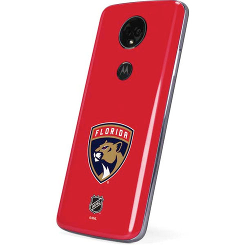 NHL Florida Panthers Logo Moto E5 Plus Skin
