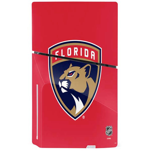 NHL Florida Panthers Logo PS5 Slim Disk Console Skin