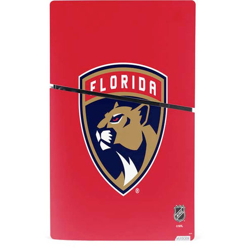 NHL Florida Panthers Logo PS5 Slim Digital Edition Console Skin