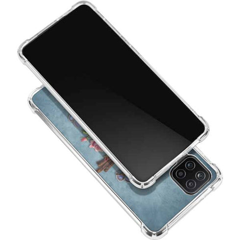 Brigid Ashwood Flower Cross Galaxy A12 Clear Case