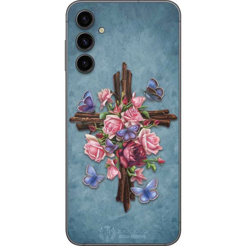 Brigid Ashwood Flower Cross Galaxy A14 5G Skin
