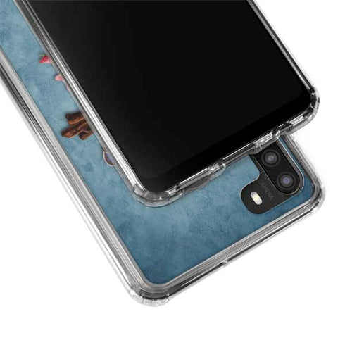 Brigid Ashwood Flower Cross Galaxy A21 Clear Case