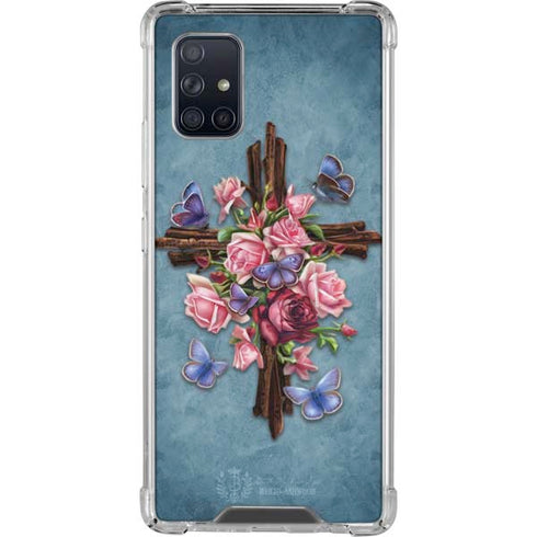 Brigid Ashwood Flower Cross Galaxy A71 5G Clear Case