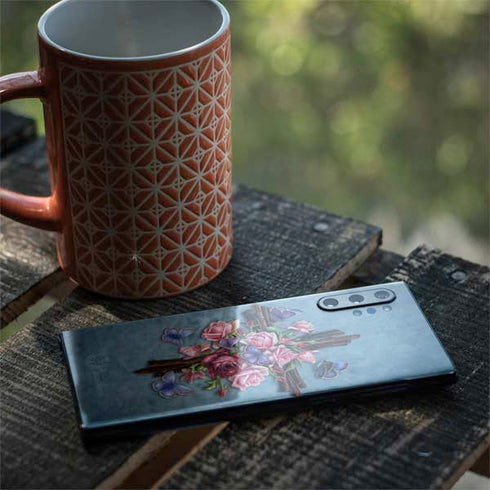 Brigid Ashwood Flower Cross Galaxy Note 10 Plus Skin