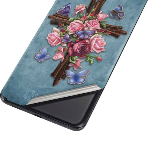 Brigid Ashwood Flower Cross Galaxy S21 Ultra 5G Skin