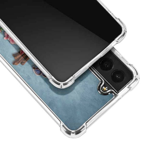 Brigid Ashwood Flower Cross Galaxy S22 Plus Clear Case
