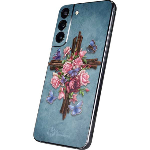 Brigid Ashwood Flower Cross Galaxy S22 Plus Skin