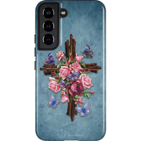 Brigid Ashwood Flower Cross Galaxy S22 Pro Case