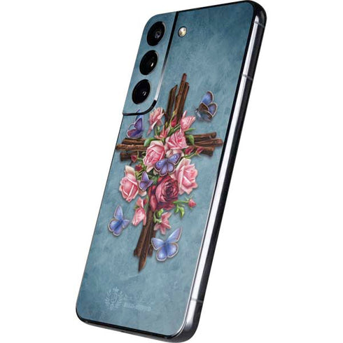 Brigid Ashwood Flower Cross Galaxy S22 Skin