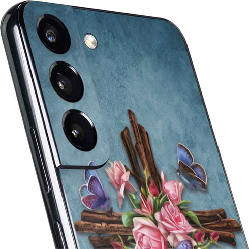 Brigid Ashwood Flower Cross Galaxy S22 Skin
