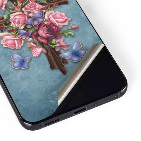 Brigid Ashwood Flower Cross Galaxy S22 Skin