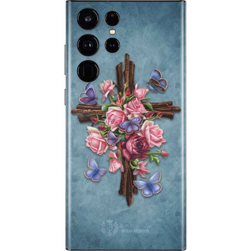 Brigid Ashwood Flower Cross Galaxy S22 Ultra Skin