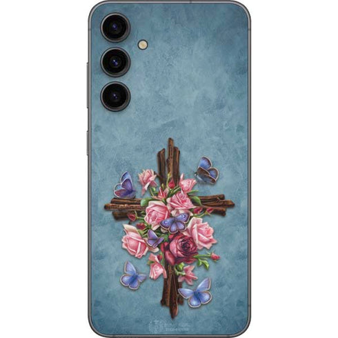 Flower Cross by Brigid Ashwood Galaxy S23 FE Skin
