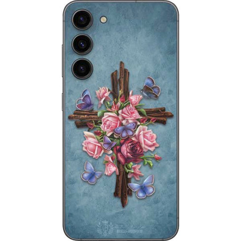 Brigid Ashwood Flower Cross Galaxy S23 Plus Skin
