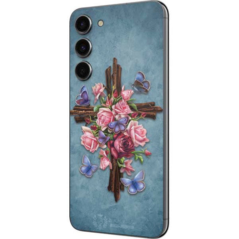 Brigid Ashwood Flower Cross Galaxy S23 Plus Skin