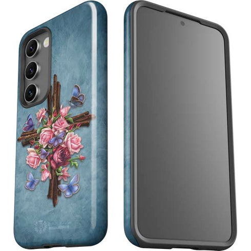 Brigid Ashwood Flower Cross Galaxy S23 Pro Case