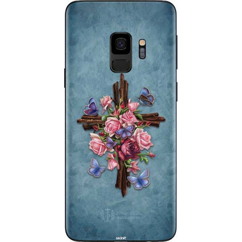 Brigid Ashwood Flower Cross Galaxy S9 Skin