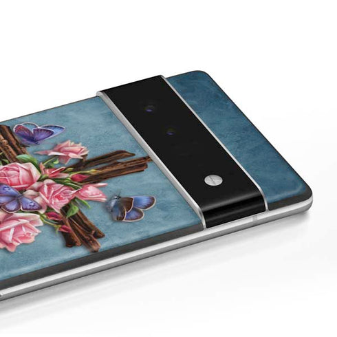 Brigid Ashwood Flower Cross Google Pixel 6 Skin
