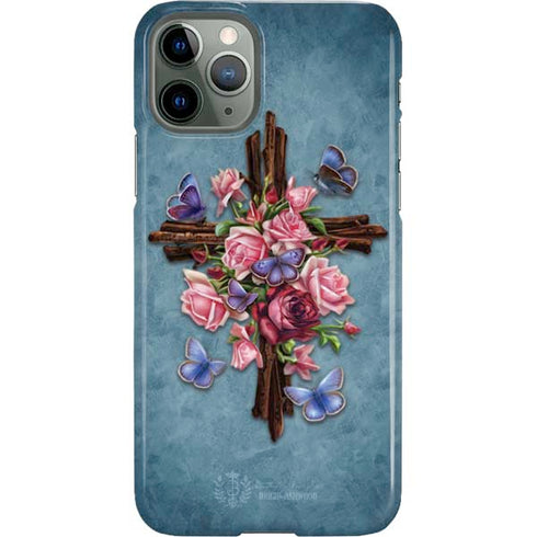 Brigid Ashwood Flower Cross iPhone 11 Pro Lite Case