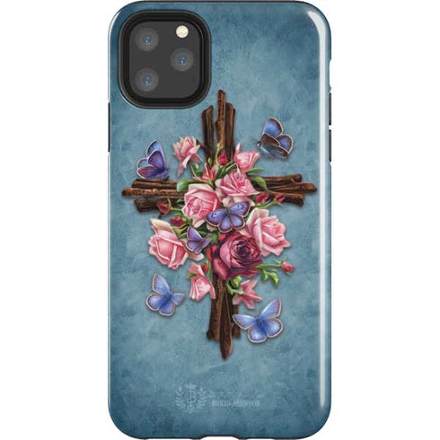Brigid Ashwood Flower Cross iPhone 11 Pro Max Impact Case