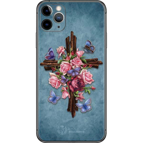 Brigid Ashwood Flower Cross iPhone 11 Pro Max Skin
