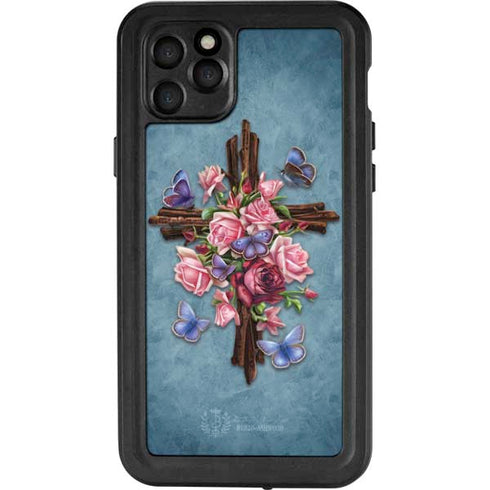 Brigid Ashwood Flower Cross iPhone 11 Pro Max Waterproof Case