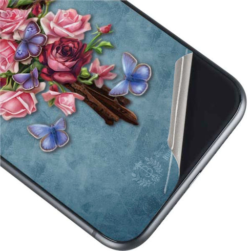 Brigid Ashwood Flower Cross iPhone 11 Skin