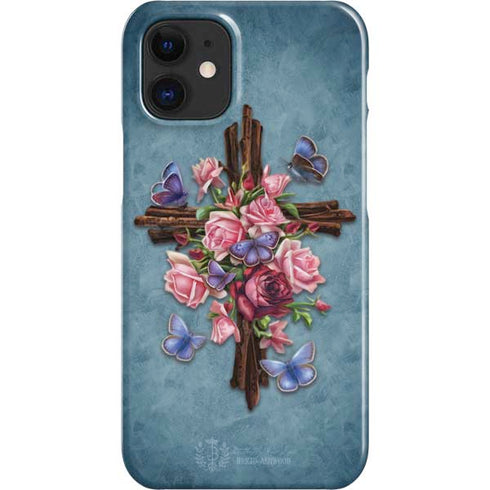Brigid Ashwood Flower Cross iPhone 12 Mini Lite Case