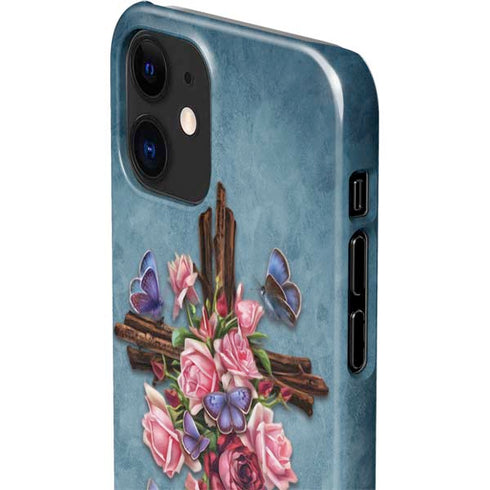 Brigid Ashwood Flower Cross iPhone 12 Mini Lite Case