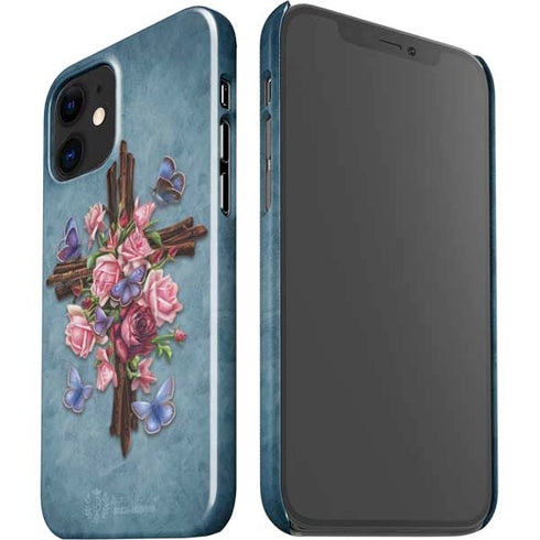 Brigid Ashwood Flower Cross iPhone 12 Mini Lite Case
