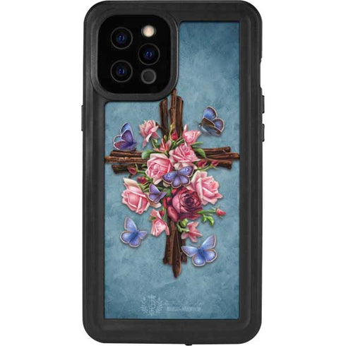Brigid Ashwood Flower Cross iPhone 12 Pro Max Waterproof Case