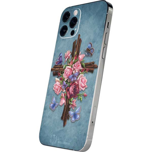 Brigid Ashwood Flower Cross iPhone 12 Pro Skin