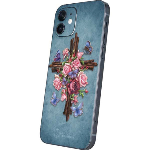 Brigid Ashwood Flower Cross iPhone 12 Skin