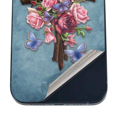Brigid Ashwood Flower Cross iPhone 12 Skin