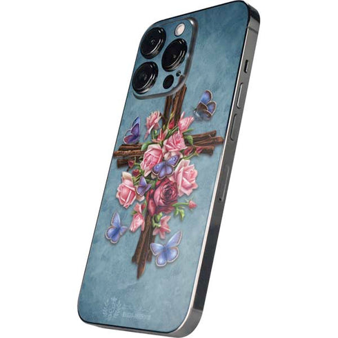 Brigid Ashwood Flower Cross iPhone 14 Pro Max Skin
