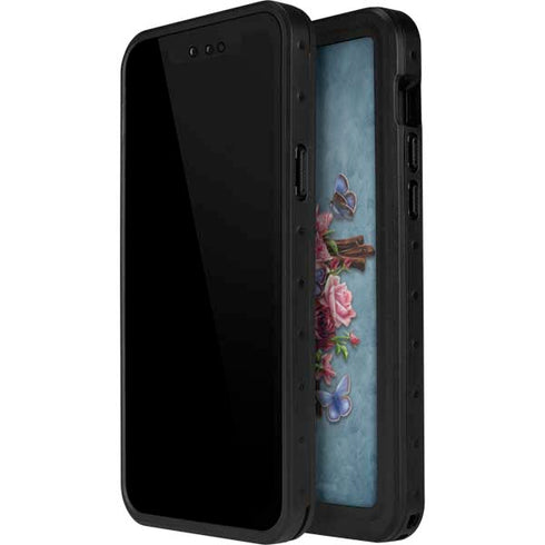Brigid Ashwood Flower Cross iPhone 14 Pro Max Waterproof Case