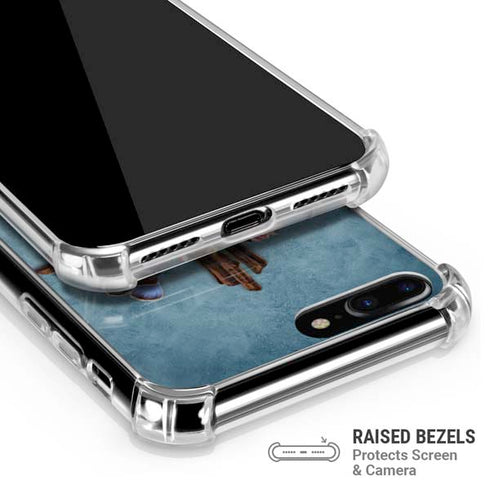 Flower Cross by Brigid Ashwood iPhone 7/8 Plus Clear Case
