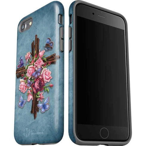 Brigid Ashwood Flower Cross iPhone SE (2nd & 3rd Gen) Pro Case