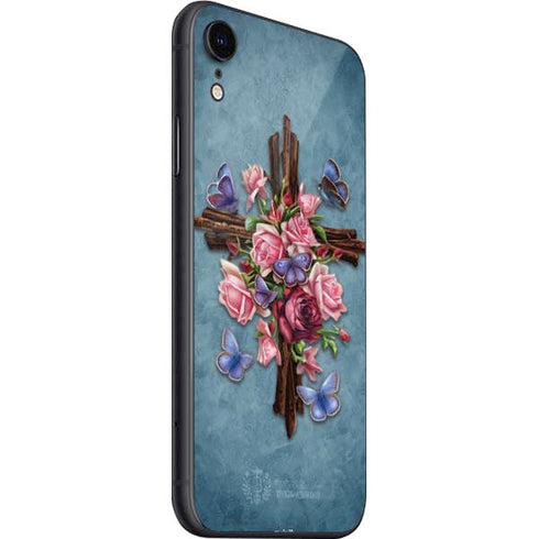 Brigid Ashwood Flower Cross iPhone SE (2nd & 3rd Gen) Skin