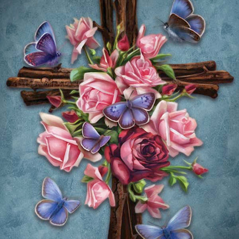 Brigid Ashwood Flower Cross iPhone X Skin