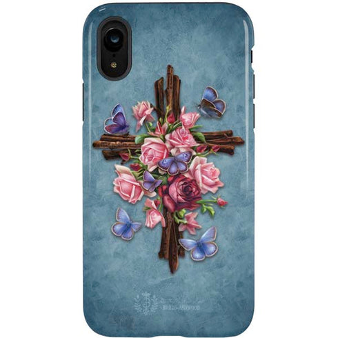 Brigid Ashwood Flower Cross iPhone XR Pro Case