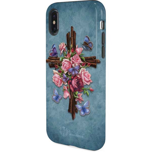 Brigid Ashwood Flower Cross iPhone XS Pro Case
