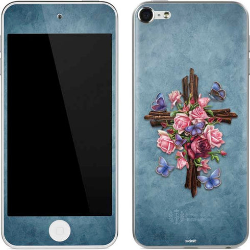 Brigid Ashwood Flower Cross Apple iPod Skin
