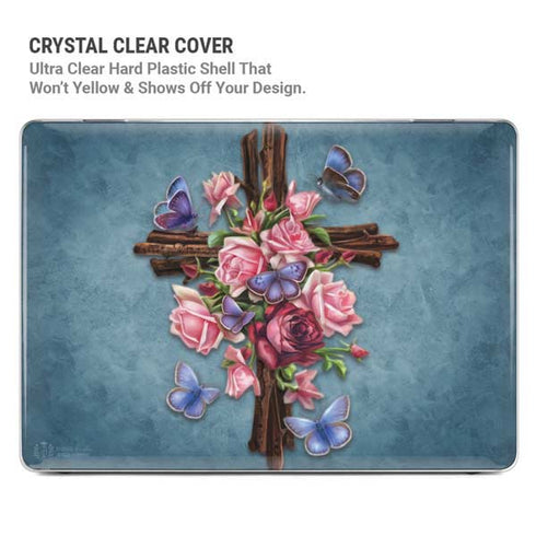 Flower Cross by Brigid Ashwood MacBook Air 13in M1 (2021) Case plus Skin