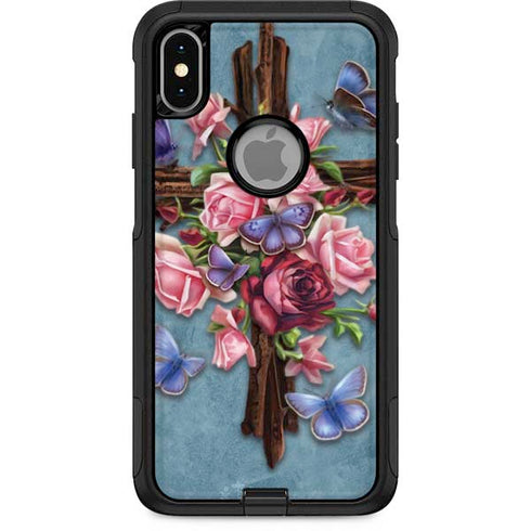 Brigid Ashwood Flower Cross Otterbox Commuter iPhone Skin
