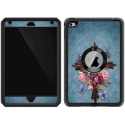 Brigid Ashwood Flower Cross Otterbox Defender iPad Skin