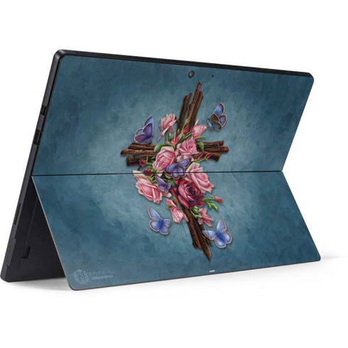 Brigid Ashwood Flower Cross Surface Pro 7 Skin