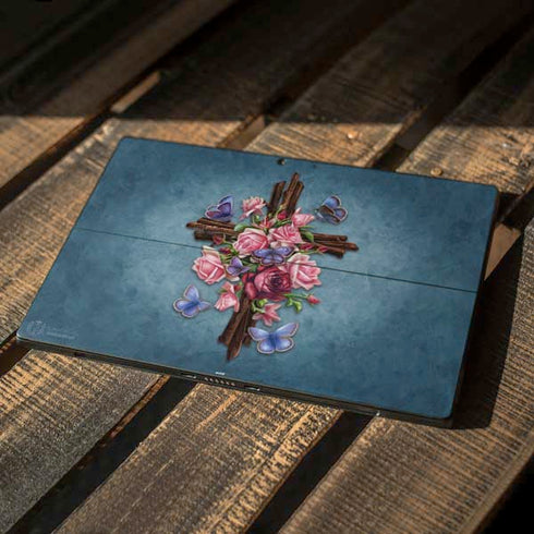 Brigid Ashwood Flower Cross Surface Pro 7 Skin