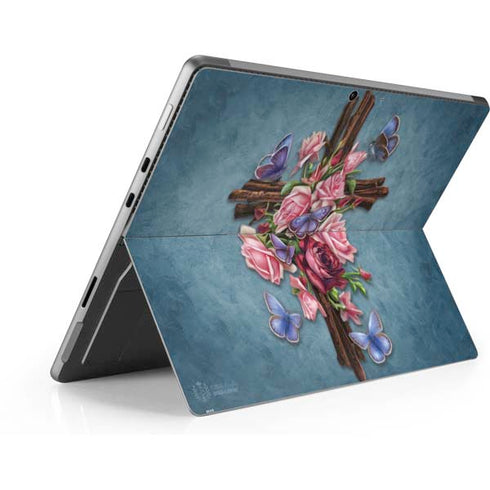 Brigid Ashwood Flower Cross Surface Pro 9 Skin